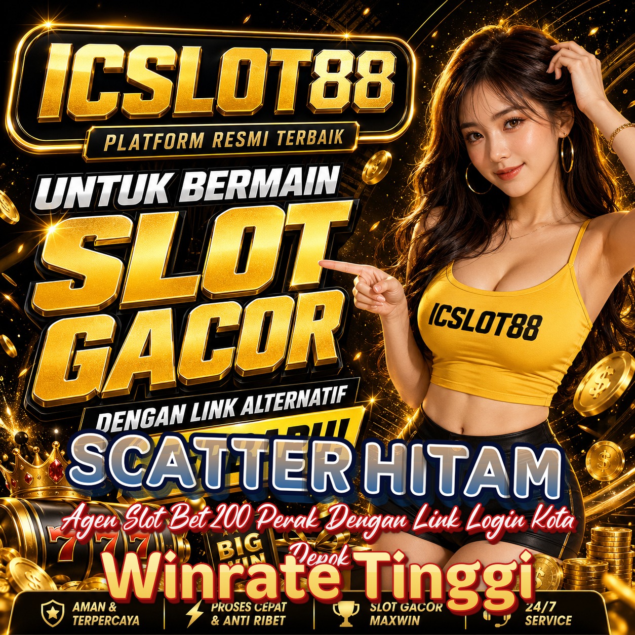 SCATTER HITAM